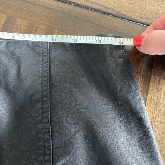 Free People ‘Leather’ skirt - Picture 7 of 9
